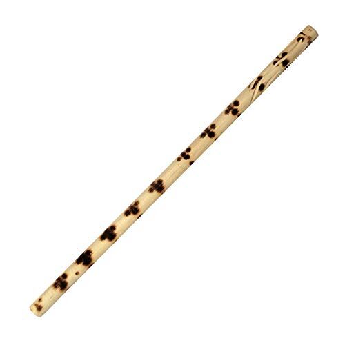DEPICE Escrima Stick Rotan Tiger Style, ca. 68 cm, diameter ca. 20 mm, ca. 180-200 g, Tribal gravure, duurzaam, Arnis Kali