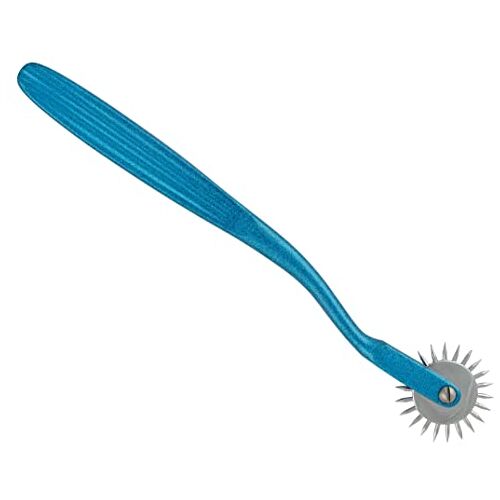 Innotech Instruments Nervrad Naaldwiel Zenuwwiel volgens Wartenberg Naaldroller wiel rol roestvrij (1 wiel, blauw)