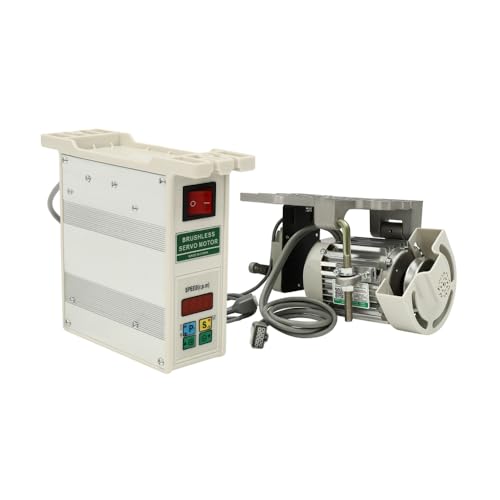 Futchoy Naaimachinemotor, industriële naaimachine, koppelingsmotor voor industriële naaimachine, 600 W, naaimachinemotor, borstelloze Silent-servomotor voor naaimachine, 6 N.m naaimachine-accessoires (EU)