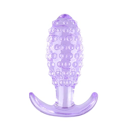 CIONIC Anaal Plug Anale Plug Seksspeeltjes Voor Paar Ananas Draagbare Anale Plug Zachte Granulaire Massage Butt Vagina Masturbator Voor Seksualiteit Speelgoed(Paars-XL)