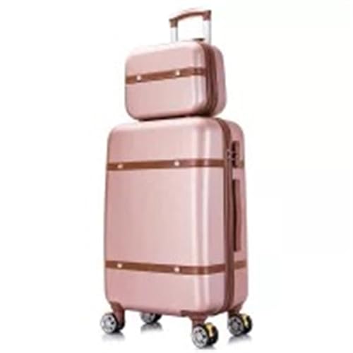 YYUFTTG bagage Women Rolling Luggage Set Classic Business Travel Wheeled Trolleys Rolling Luggage (Color : 4, Size : 20")