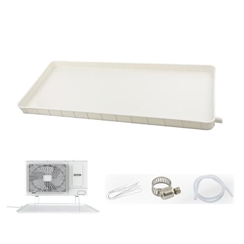 PQXQZ Draagbare Plastic Opvangbak, Lekbak voor Airconditioner, Lekbakken voor Condenswater met Afvoerslang, Wateropvangkussen (Color : Hose 300cm, Size : 91x45cm/36x18in)