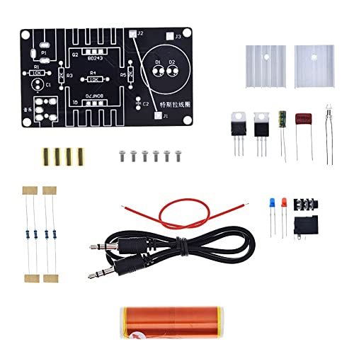 ZOMTTAR 1 Set Mini Coil Kit 15 W Mini Muziek Coil Plasma Speaker Draadloze Transmissie Model DC 15-24 V DIY Kits