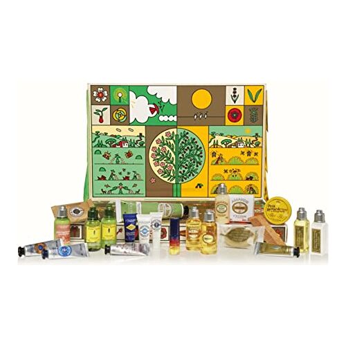 Loccitane Adventskalender 2023 Beauty CLASSIC cosmetica adventskalender voor dames, adventskalender met 24 cadeau's