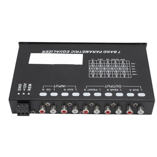 Annadue 7-bands Auto-audio Grafische Equalizer Auto-equalizer Variabele Versterkingsaanpassing CD AUX-Ingang Selecteer Ingang EQ voor Stereosysteem-equalizer Auto-audio