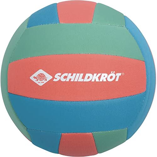 Schildkröt Tropisch strandvolleybal, neopreen volleybal maat 5, Ø 21 cm, normale maat, antislip textieloppervlak, zoutwaterbestendig, ideaal voor strand en tuin, 970291