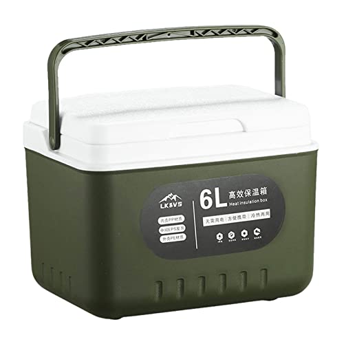 Bitong 5.4 QT-ijskoelers met hoge capaciteit Hoogwaardige lunchbox met ijskist,Waterdichte isolatiedoos voor kamperen, wandelen, picknicken, vissen, reizen