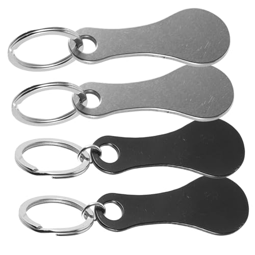 Gatuida 12 Stuks Winkelwagen Token Mini Sleutelhanger Trolley Token Voor Winkelen Token Sleutelhanger Houder Winkelen Aanbod Mini Winkelwagen Sleutelhanger Winkelwagen Tokens Universele