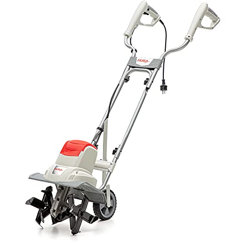 IKRA Elektrische Grondfrees Cultivator IEM 800S, werkbreedte 30 cm, werkdiepte 20 cm, grijs/rood/zwart