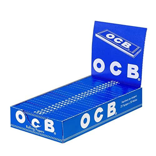 OCB Blauwe rolpapier, korte vellen in 50er boekje, Cut Corners 2 dozen (50 boekjes)