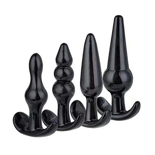 CIONIC Anaal Plug Siliconen 4-delige set van anale kraal anaal plug seksspeeltjes butt plug volwassen spel speelgoed voor homo paar anaal flirten speelgoed