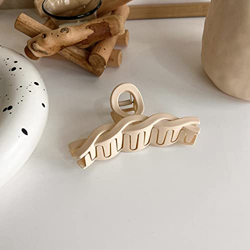 HETAN Mode Koffie Beige kapsel Klauw Acryl kapselpin kapsel Clips voor vrouwen kapsel Accessoires,04,Universeel