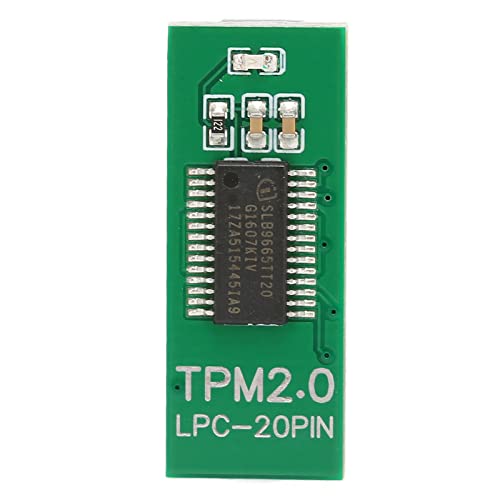 Septpenta TPM 2.0 versleutelingsbeveiligingsmodule, met versleutelingsfunctie en TPM-processor, 20-pins sterke versleuteling TPM-processorondersteuning Win 7 64-bits ondersteuning Win 8.1 32- of 64-bits onderst