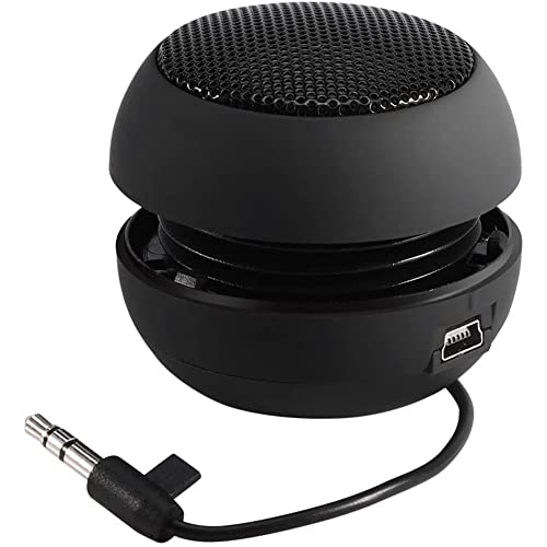 Knnuey Mini Draagbare Reizen Luid Speaker met 3.5mm Audio Kabel Laagspanning Ingebouwde Batterij Intrekbare Speaker voor