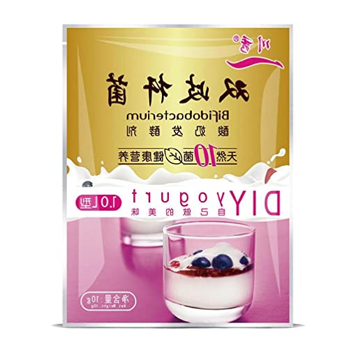 UNFAIRZQ 10 Pack Bifidobacterium Yoghurt Starter 10 Soorten DIY Yoghurt Cultuur Maak Dessert Thuis Yoghurt Poeder Bulk