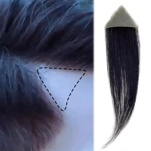 ZBYXPP Haarpleister aan de voorkant van de haaraanzet, branders voor menselijk haar, zonder haar, voor kaal haar voor mannen/vrouwen, afdekking (4 cm, 4,5 x 4,5 x 4,5 x 4 cm)