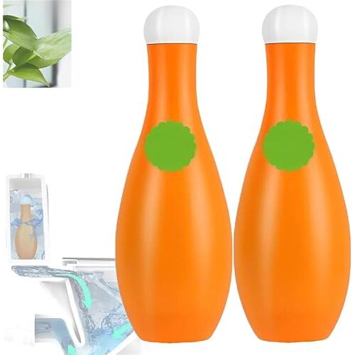 YUNHENG Bowling Blue Bubble toiletpotreiniger, automatische toiletpotreiniger in fles langdurige geur, toiletverfrissers, luchtverfrissers ontkalken,2pcs