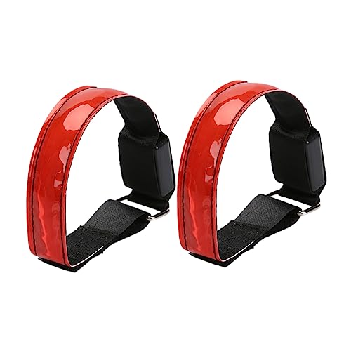 Happyyami Sport Polsbandjes 2 Stuks Looplichten Led-Pvc-Nachtloopuitrusting Lopende Armband