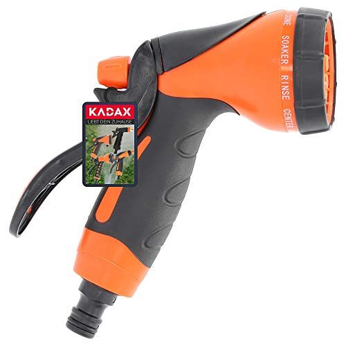 KADAX Spuitpistool met anti-slip handvat van kunststof ABS, reinigingsspuit, waterspuit, tuinspuit, spuitpistool, tuinsproeier (10 sproeimodi)