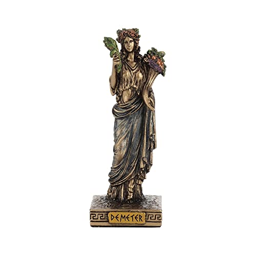 Generic Demeter Mini Standbeeld Beeldhouwkunst Griekse Romeinse Mythologie Godin Beelden 3.5 inch