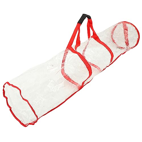 BUGUUYO Opbergzak Inpakpapier Organisator Inpakpapier Opbergtas Organisator Van Cadeaupapier Organisator Voor Kerstcadeaupapier Inpakpapier Draagtas Accessoires Pvc Vier Jaargetijden