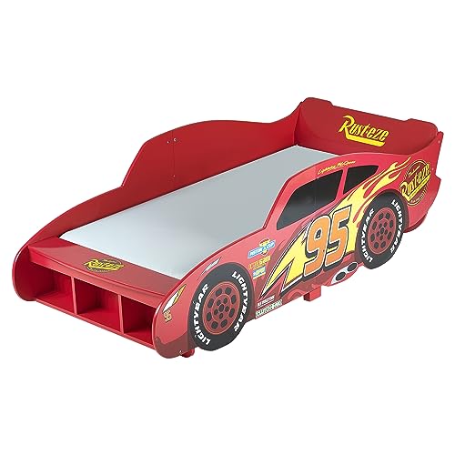 Disney Autobed, 15 mm MDF, helder rood, kleine enkele