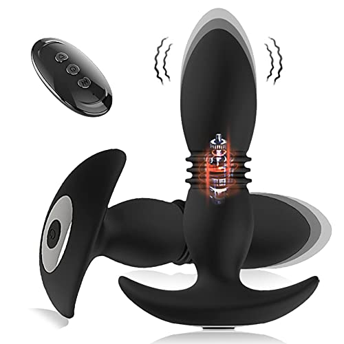 Zolargy Anale vibrator voor mannen met afstandsbediening, anale vibrator, man, prostaat, beginners, anale plug, anale vibrator, trilmodus, analspeelgoed, stimulator, afstandsbediening, anale vibrator