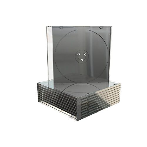 MediaRange BOX21-M lege box voor CD (50 stuks) zwart
