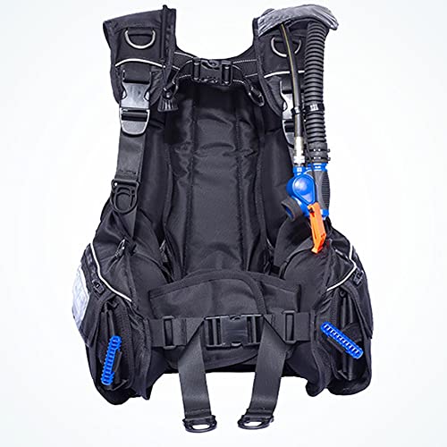 CUNTO BUTXET BCD Duikdrijfvermogencompensator met snel loslaatgewicht Geïntegreerde zak, aan de voorzijde verstelbaar BCD-wetsuitvest, reisvriendelijk (maat: M)