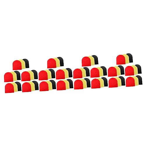 UKCOCO 60 Stuks Microfoon Hoes Studiomicrofoon Microfoon Schuim Hoes Microfoons Hoes Voor Microfoonhoes Microfoon Filterschuim Oortje Schuim Microfoon Voorruit Spons Handbediend