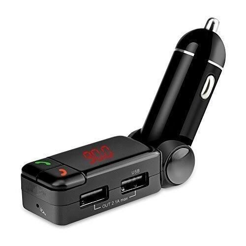 MMOBIEL Bluetooth Handsfree Carkit FM Transmitter 2 USB Poorten