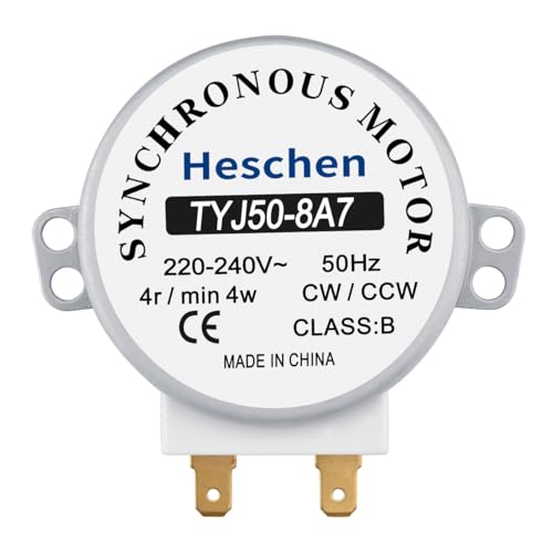 Heschen Synchrone Motor TYJ50-8A7 220-240VAC 4R/Min CW/CCW 50Hz voor de Draaitafel van de microgolfoven