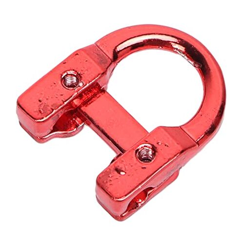 Generic Boogschieten Metalen D-Ring Grote Gaten Sterke Prestaties Compact Sterk Boogschieten U-vorm Ring voor Boogschieten Jagen Schieten (rood)