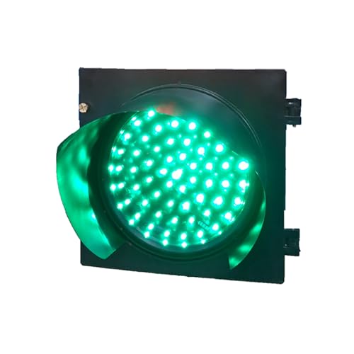 CUNTO Verkeerslichten Borden Lichten, LED-verkeersstoplicht, 200 mm / 300 mm / 400 mm indicatorwaarschuwingslicht, Industrieel laadperronlicht, Auto- en voetgangersverkeersborden Verkeerslicht, 120