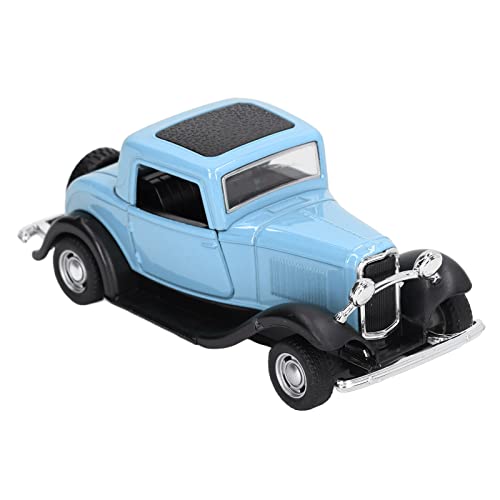 LJCM Vintage Automodel, Antiek 1:32 Mini-automodel Legering Pullback voor Verzamelaars voor Speeltijd (BLUE)