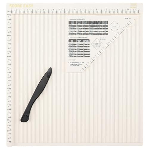 Creative Score Easy multifunctionele vouwplank Inch, 12 x 12, wit