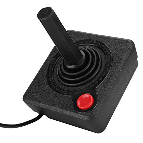 CCYLEZ Joystickcontroller, retro klassieke analoge joystick, 9-pins bedrade joystick voor vechten, gamecontroller, 3D-gamecontrole voor Atari 2600/7800