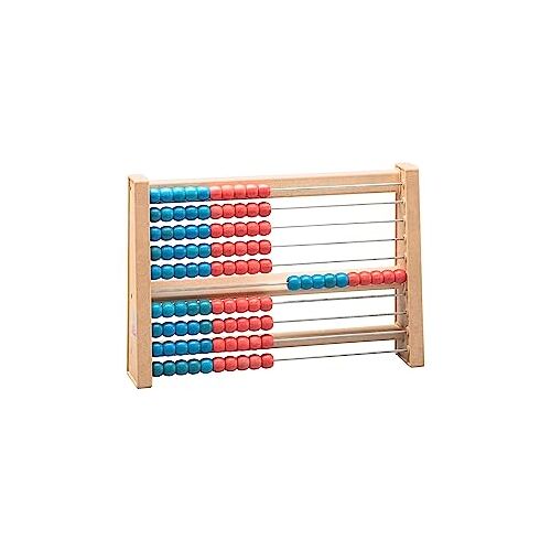 WISSNER actief leren 100 er berekening frame rood/blauw RE-Wood