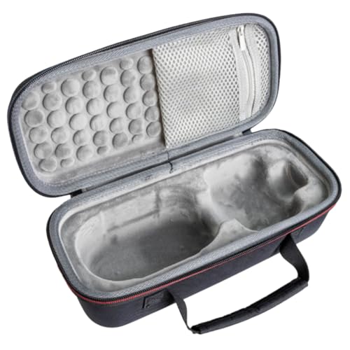 AOKWAWALIY Microfoon Opbergtas Draadloze Microfoons Microfoon Tas Microfoon Tas Shockproof Microfoons Case Microfoons Tas voor Reis Microfoon Container Flanel Accessoires, Zwart, 26.5x11x9.5cm, Tas