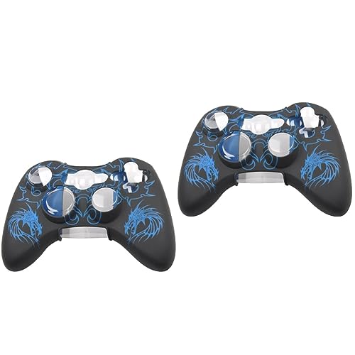 Toddmomy Controleur 2 Stuks 360 Controllerhoes 360 Siliconen Controllerhoes Siliconen Skin Voor 360 Controller Siliconen Hoesje Voor 360 Controller Siliconen Skinhoes 360 Controller Deksel