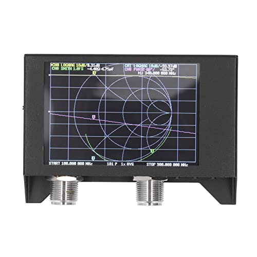 banapoy NanoVNA SAA-2N V2.2 Vector Netwerkanalysator, HF VHF UHF-antenneanalysator 50 KHz-3 GHz, S-parameters Meten, Duplexer, Spanning Staande Golfverhouding, Fase, Vertraging, Antenneanalysator