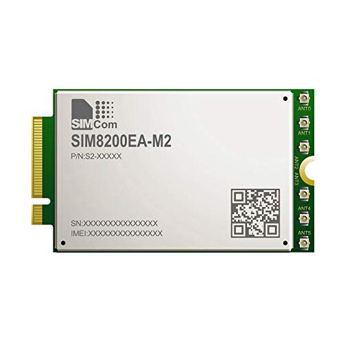 Waveshare SIM8200-M2 SIMCom Original 5G Module M.2 Form Factor High Throughput Data Communication