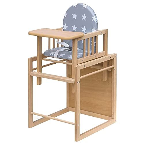 4myBaby GmbH Best For Kids Victoria Stars Combi-kinderstoel gemakkelijk om te bouwen tot een stoel-tafelcombinatie van hoge kwaliteit