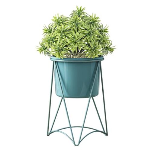 NIBHZ Bloemenstandaard, Bloemenrek, Bloemenstandaard, Bord Bloemenstandaard, Potplantenstandaard, Plantenplank, Tuinrek, Bloempotstandaard, Decoratieve Standaard, Tuinieren, Bonsaiplank,blue-20cm