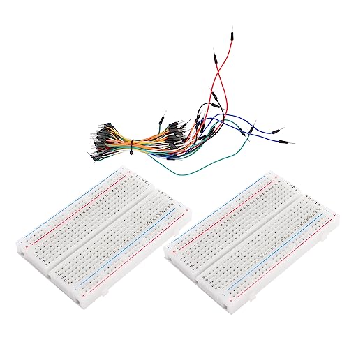 Gatuida 1 Set Draadplaat Kit Diverse Trui Soldeerloze Prototype Printplaatkit Prototype Bord Broodplanken Kit Breadboard Prototyping Circuits Kleine Broodplank Plastic Mini Verbinder