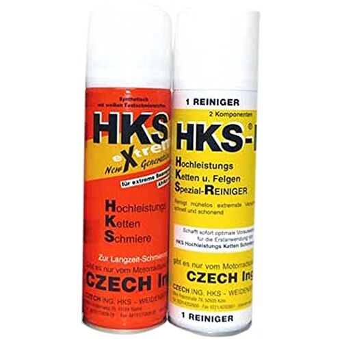 HKS CZECH Extreme set van 3 kettingspray + neutralisator + reiniger