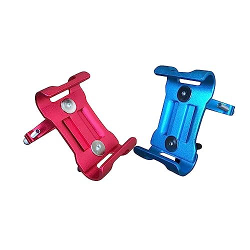 INOOMP Telefoonhouder Voor Fiets Telefoonhouder Voor Fiets De Fiets Gemonteerde Telefoonhouder Fietstelefoonhouder Telefoonhouder Mobiele Telefoonhouder Aluminium Blauwe