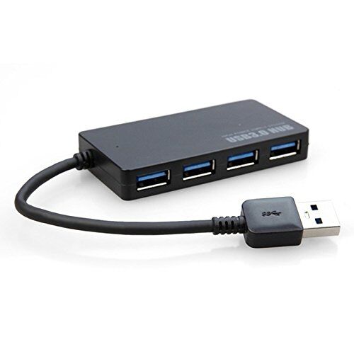 Uinfhyknd USB 3.0 Hub 4 Poort Hoge snelheid Slanke Compacte Uitbreidingssplitser