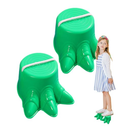 Generic Grote Stelten, Kinder Stelten, Kinderspel Stelten, Balancerende Steltenspeelgoed, Dinosaurusvoet Stelten, Buiten Steltenspel, Balancerende Bekers Stelten Voor Schoolcompetities