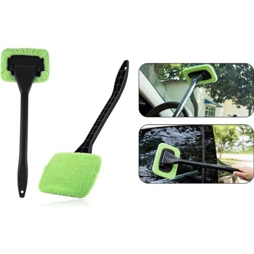 PD ® Raamwisser Raamwasser Raamtrekker Raamwisser Auto Microvezeldoek Anti Condens Wisser voor Condens op Ruiten/Ramen Groen